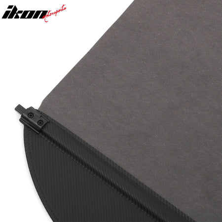 Fits 25-26 Cadillac Optiq Carbon Fiber Print Retractable Rear Trunk Cargo Cover