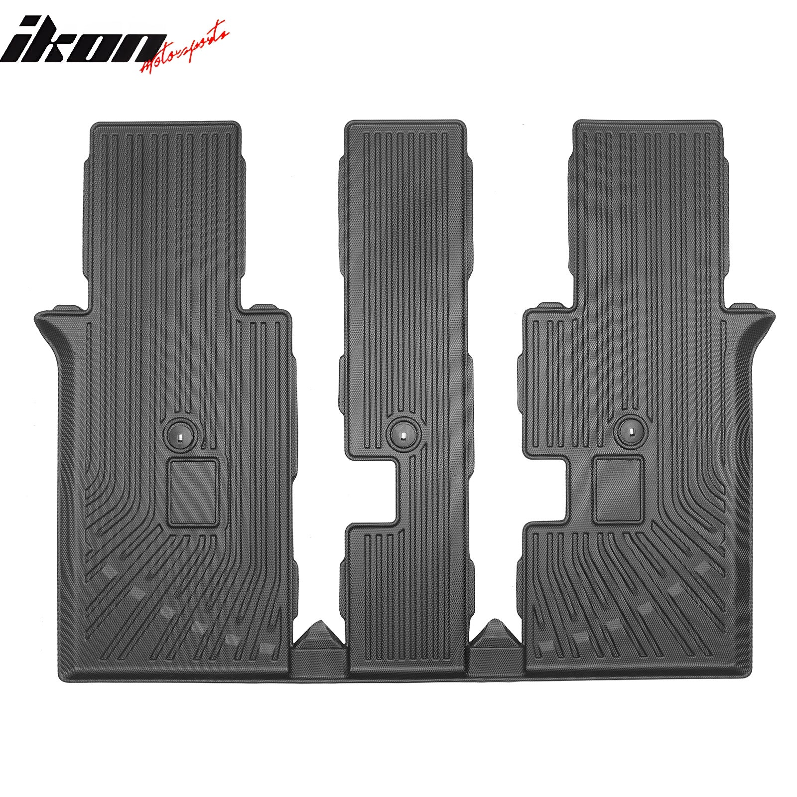 Fits 2025 Kia Carnival Hybrid 8-Seats Floor Mats TPE All Weather Carpet 3D Liner