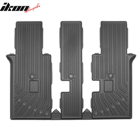 Fits 2025 Kia Carnival Hybrid 8-Seats Floor Mats TPE All Weather Carpet 3D Liner
