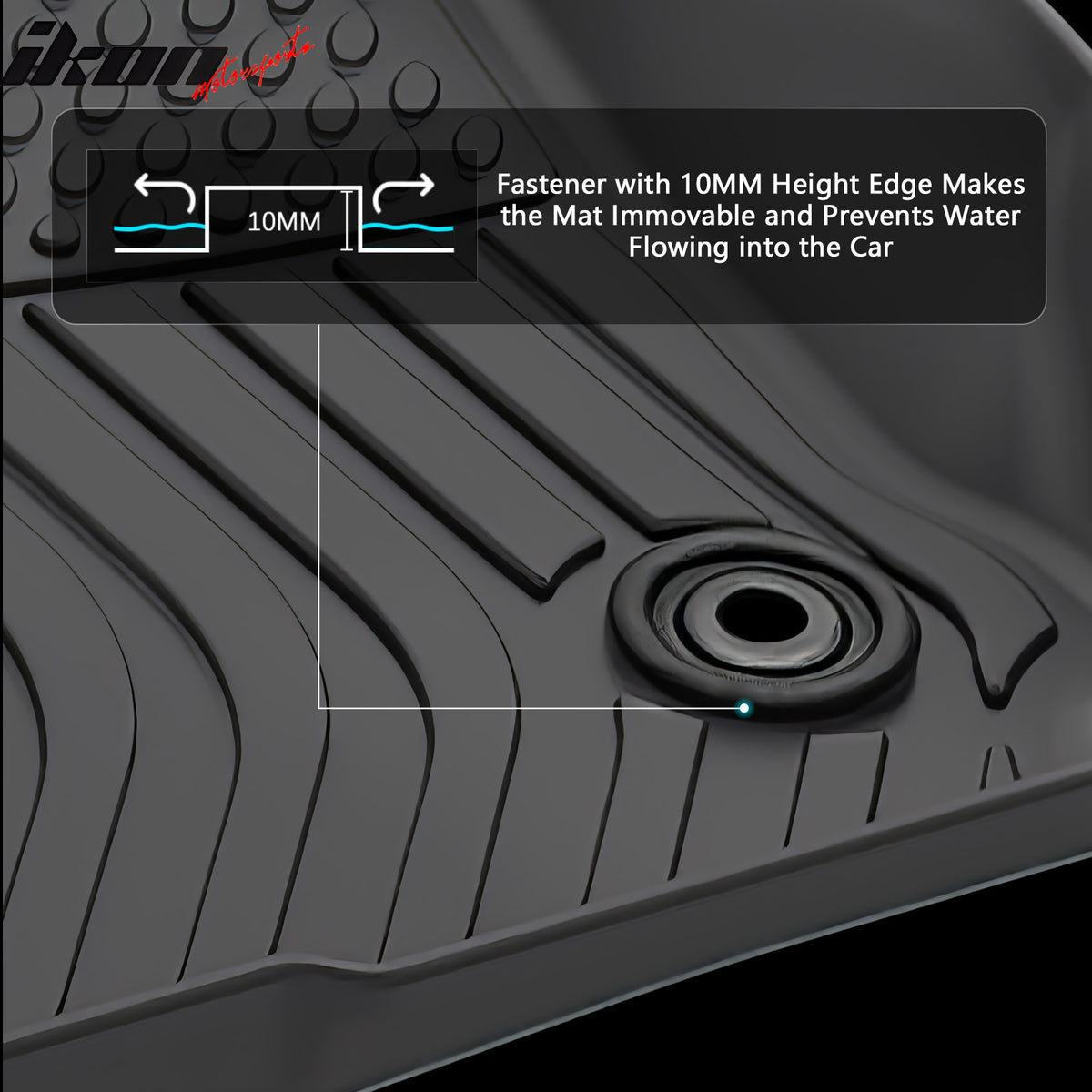 Fits 2025 Toyota 4Runner 5/7 Seats Floor Mats TPE Carpets All Weather 3D Liner