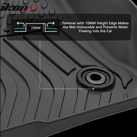 Fits 2025 Toyota 4Runner 5/7 Seats Floor Mats TPE Carpets All Weather 3D Liner