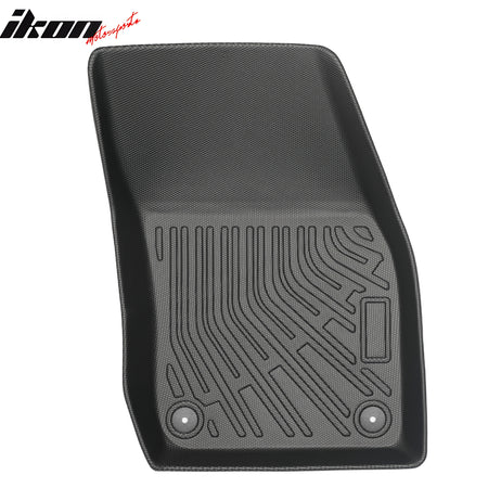 Fits 25-26 Volkswagen Tiguan Floor Mats TPE All Weather 3D Heavy Duty Carpets