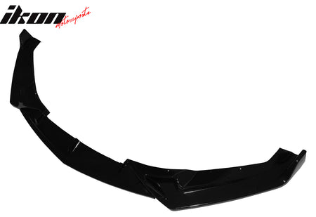 Fits 25-26 Cadillac CT5 Luxury Trim Gloss Black Front Bumper Lip Spoiler PP 3PCS