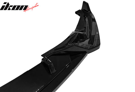 Fits 25-26 Cadillac CT5 Luxury Trim Gloss Black Front Bumper Lip Spoiler PP 3PCS