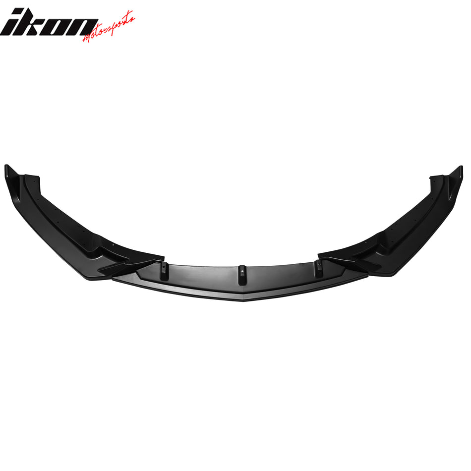 2025 Cadillac CT5 Luxury Matte Black 3PCS Front Bumper Lip Spoiler PP
