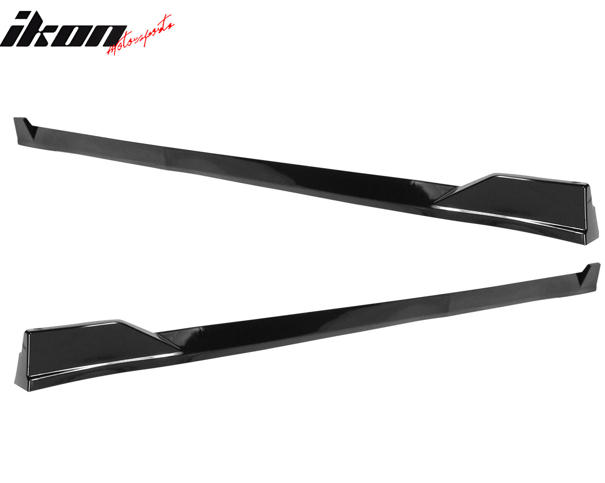 Fits 25-26 Toyota Camry SE XSE Side Skirts TRD Rocker Panel Lip Gloss Black PP
