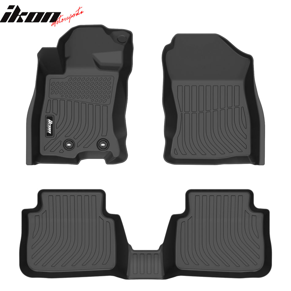 2026 Subaru Crosstrek Hybrid 3D TPE All Weather Waterproof Anti-Slip Front Rear Driver Passenger Side Interior Floor Mats Cargo Liner Carpets 3PCS