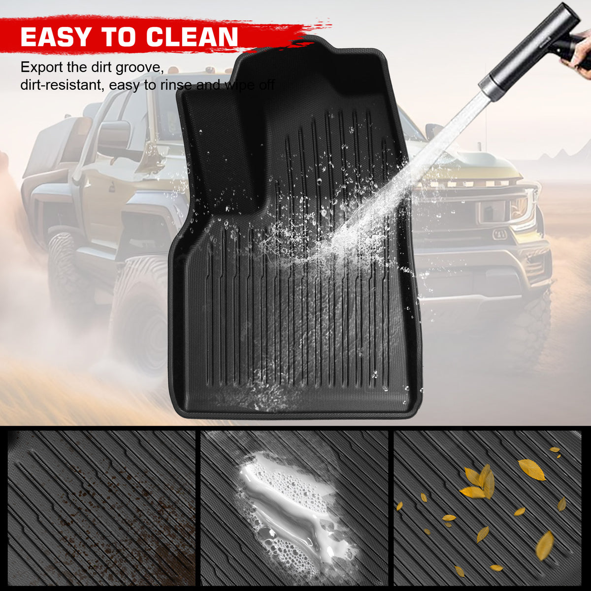 Fits 2026 Tesla Model Y Juniper 5/7 Seats 1st & 2nd Rows TPE 3D Floor Cargo Mats