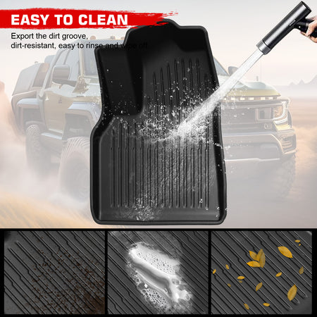 Fits 2026 Tesla Model Y Juniper 5/7 Seats 1st & 2nd Rows TPE 3D Floor Cargo Mats