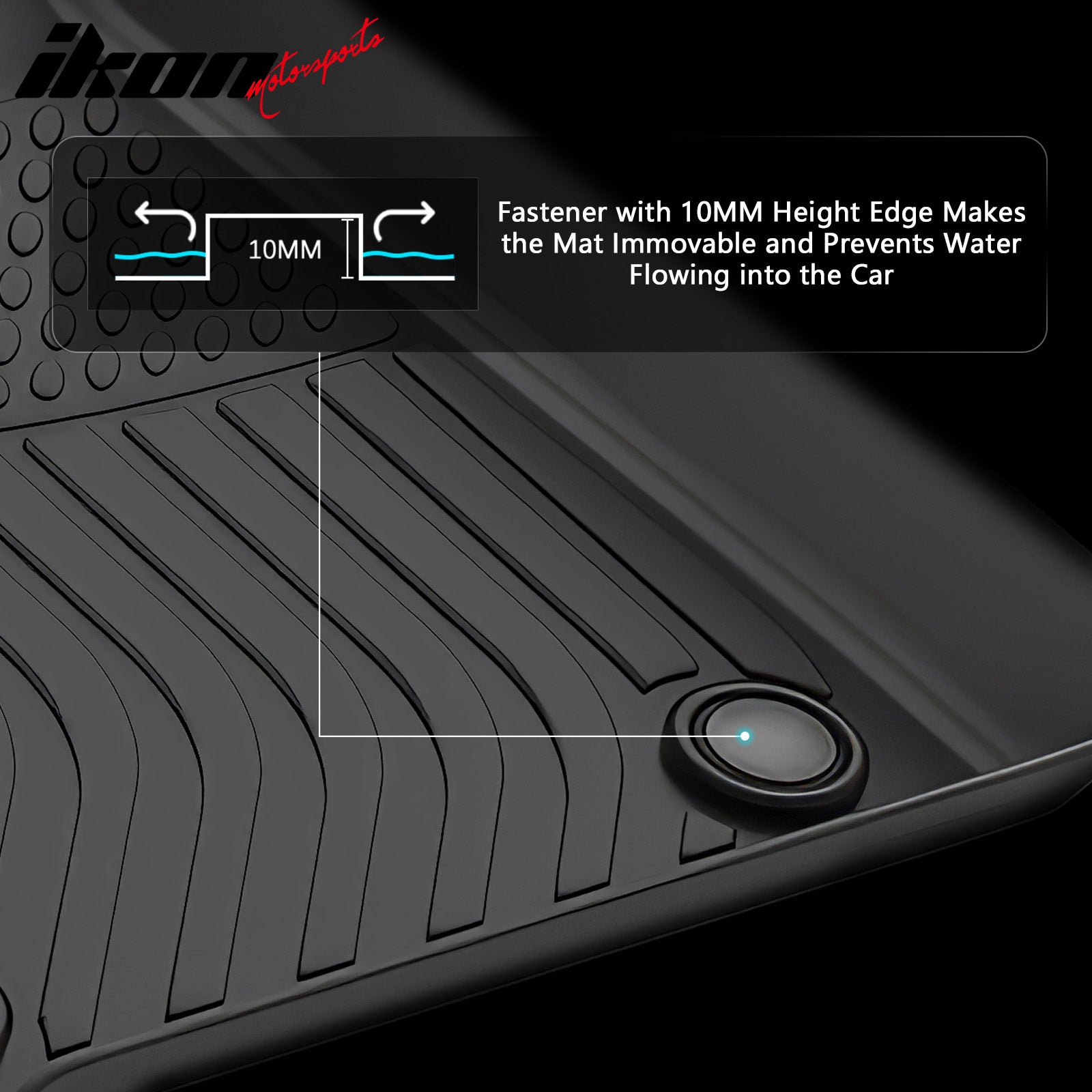 Fits 26 Tesla Model Y Juniper 5/7 Seat TPE All Weather 3D Floor Mats Cargo Liner