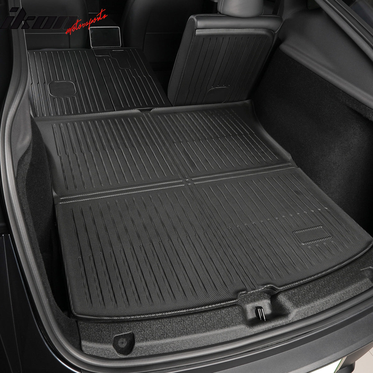 Fits 26 Tesla Model Y Juniper 3D TPE Front & Rear Storage & Floor & Trunk Mats