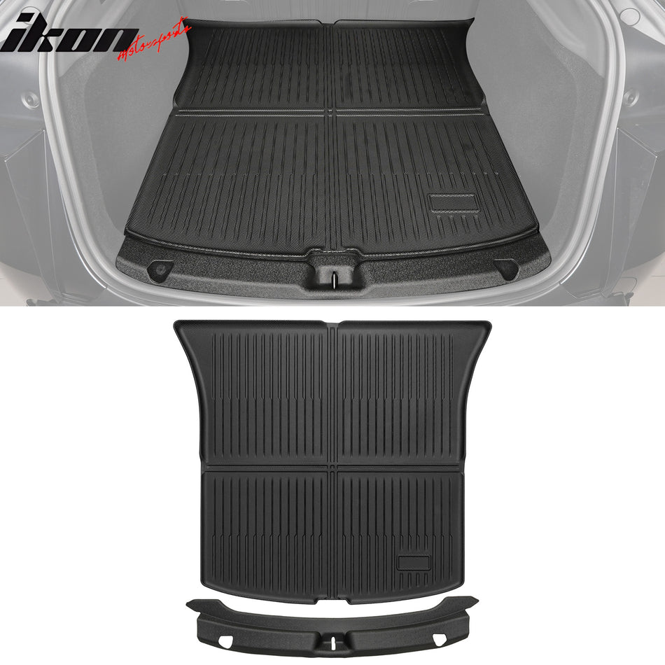 2026 Tesla Model Y Juniper 5-Seat Rear Bumper Protector+Trunk Mats TPE
