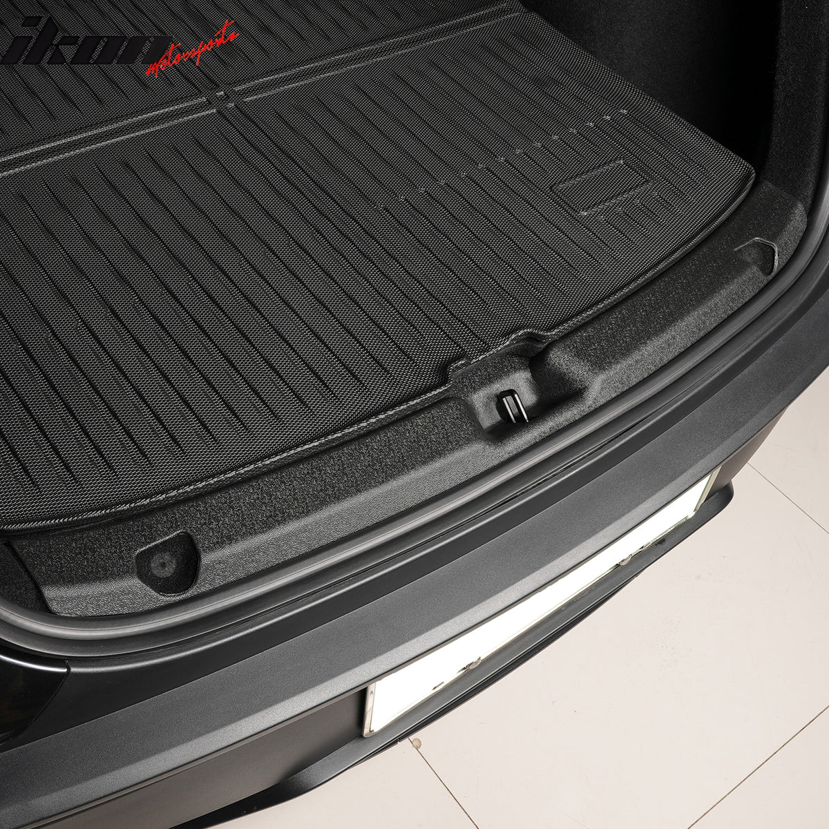 Fits 26 Tesla Model Y Juniper 5 Seat TPE Rear Bumper Protector + Cargo Trunk Mat
