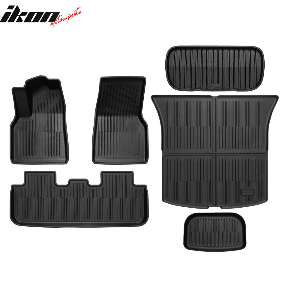 2026 Tesla Model Y Juniper Front + Rear Storage + Floor + Trunk Mats