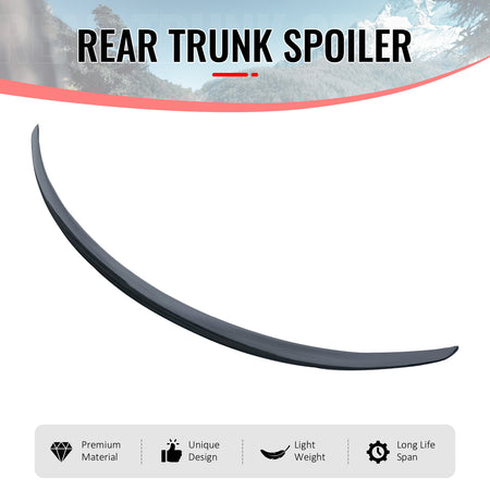 Fits 2026 Tesla Model Y Juniper OE Style Trunk Spoiler Matte Black Rear Wing ABS