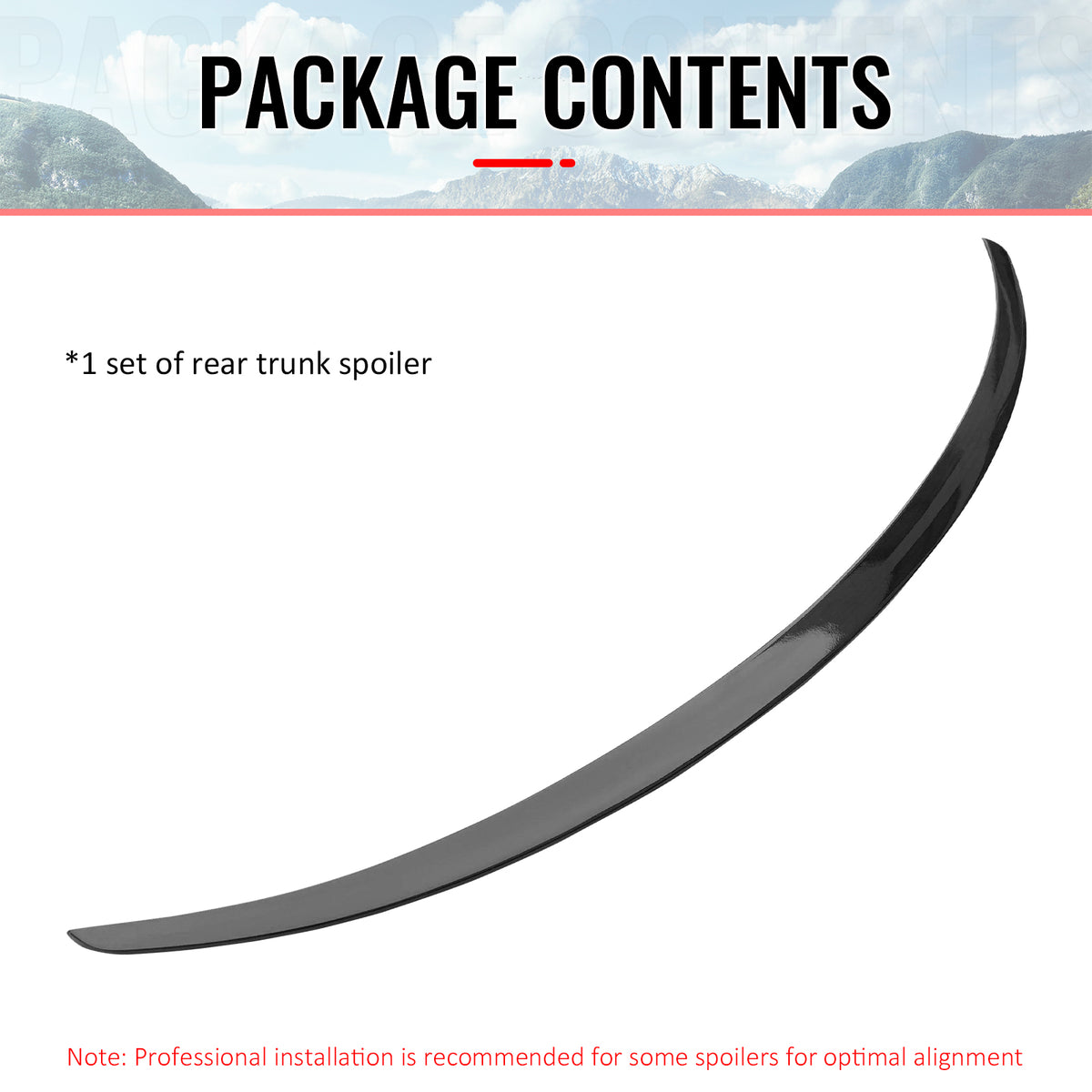 Fits 2026 Tesla Model Y Juniper OE Style Trunk Spoiler Gloss Black Rear Wing ABS