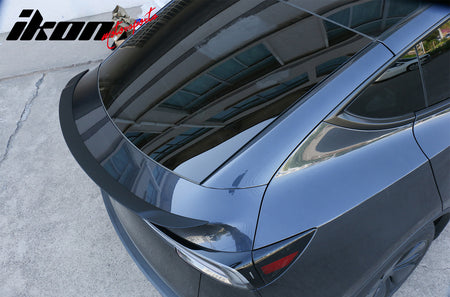 Fits 2026 Tesla Model Y Juniper P Style Trunk Spoiler Matte Black Rear Wing ABS