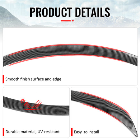 Fits 2026 Tesla Model Y Juniper P Style Trunk Spoiler ABS