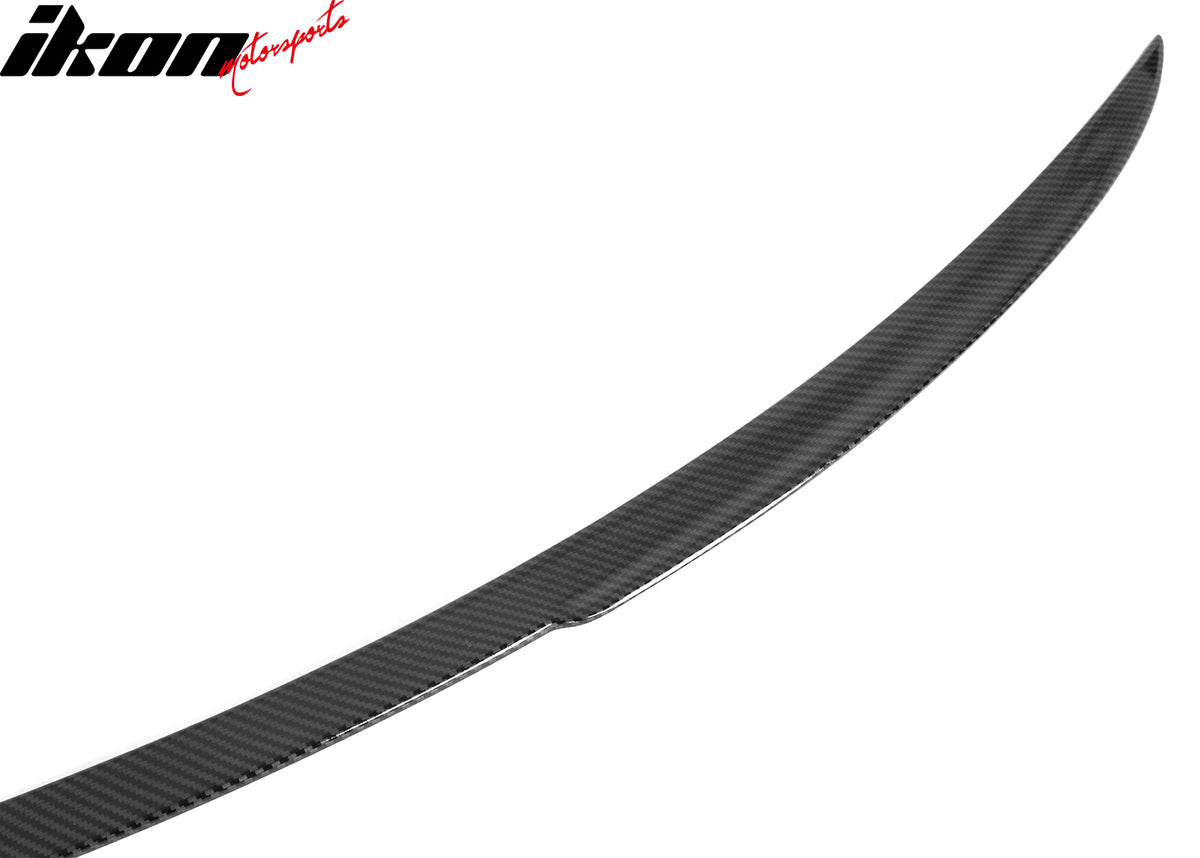 Fits 2026 Tesla Model Y Juniper V Style Trunk Spoiler Carbon Fiber Print ABS