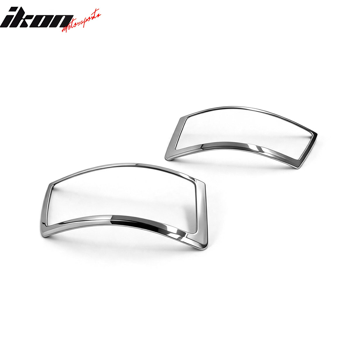 Fits 05-08 Audi A6 4-Door Chrome Rear Tail Light Bezels Frame Trim ABS 2PCS Set