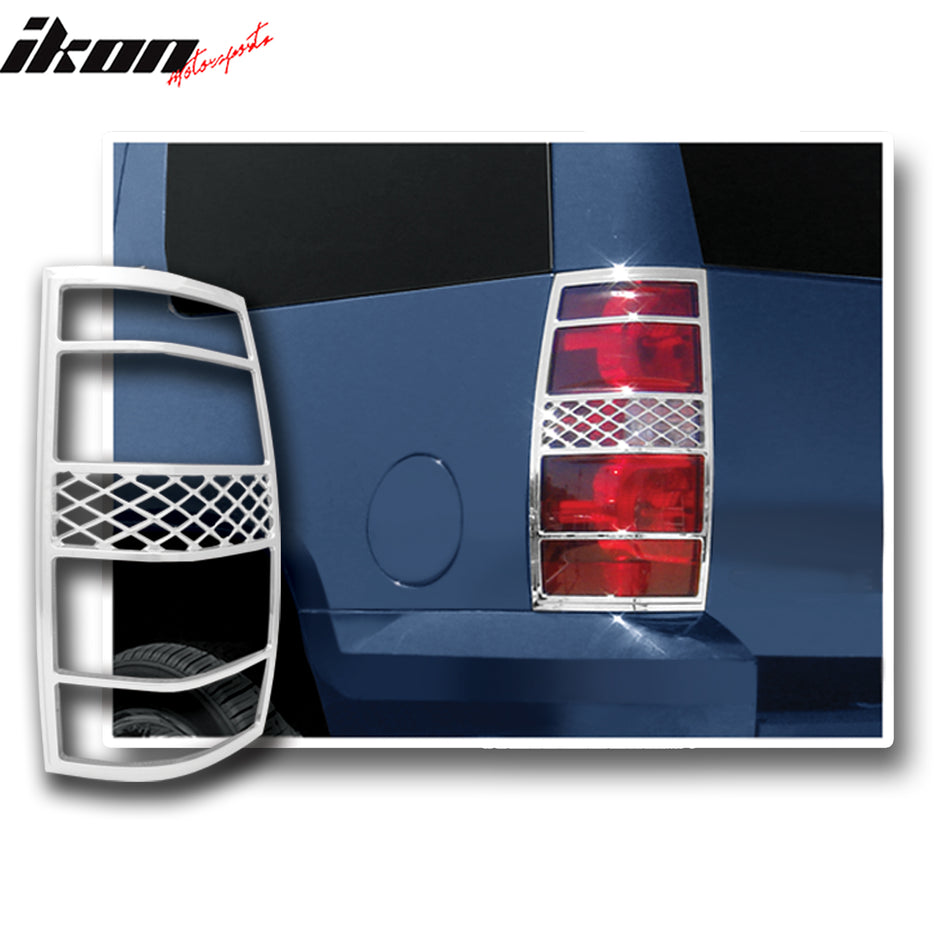 2007-2014 Chevrolet Suburban/Tahoe Tail Light Bezels Chrome ABS 2PCS