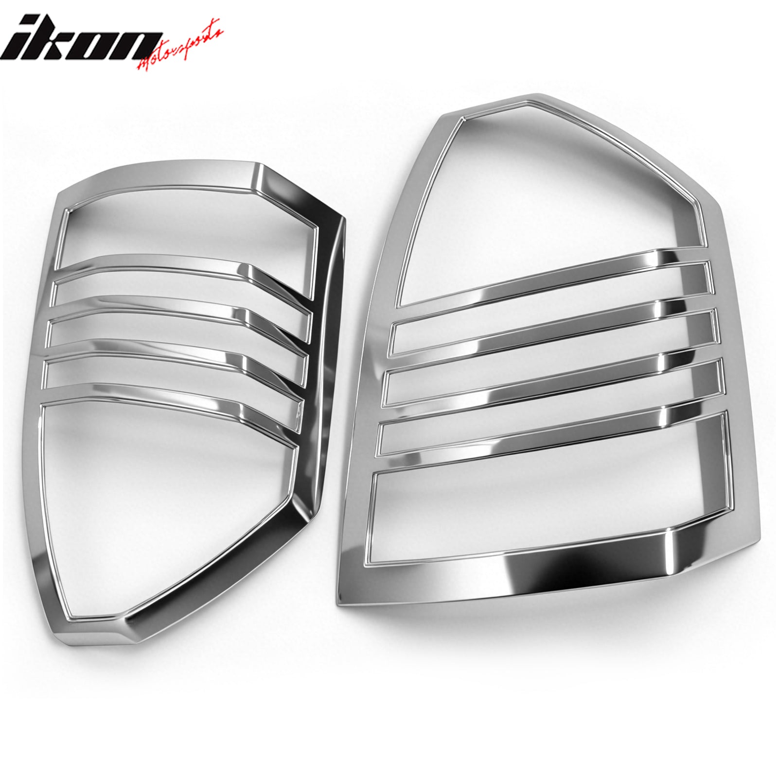 Fits 05-07 Chrysler 300/300C 2PC Replacement Tail Lights Bezel Covers Chrome ABS