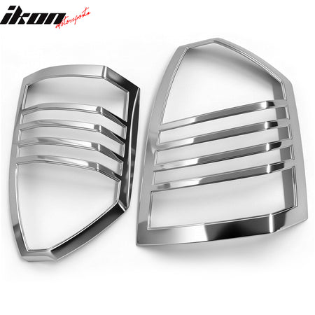 Fits 05-07 Chrysler 300/300C 2PC Replacement Tail Lights Bezel Covers Chrome ABS