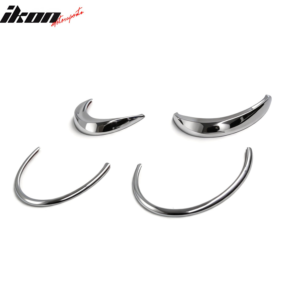 Fit 2006-2010 Volkswagen Beetle Tail Light Bezels Chrome ABS 4PCS