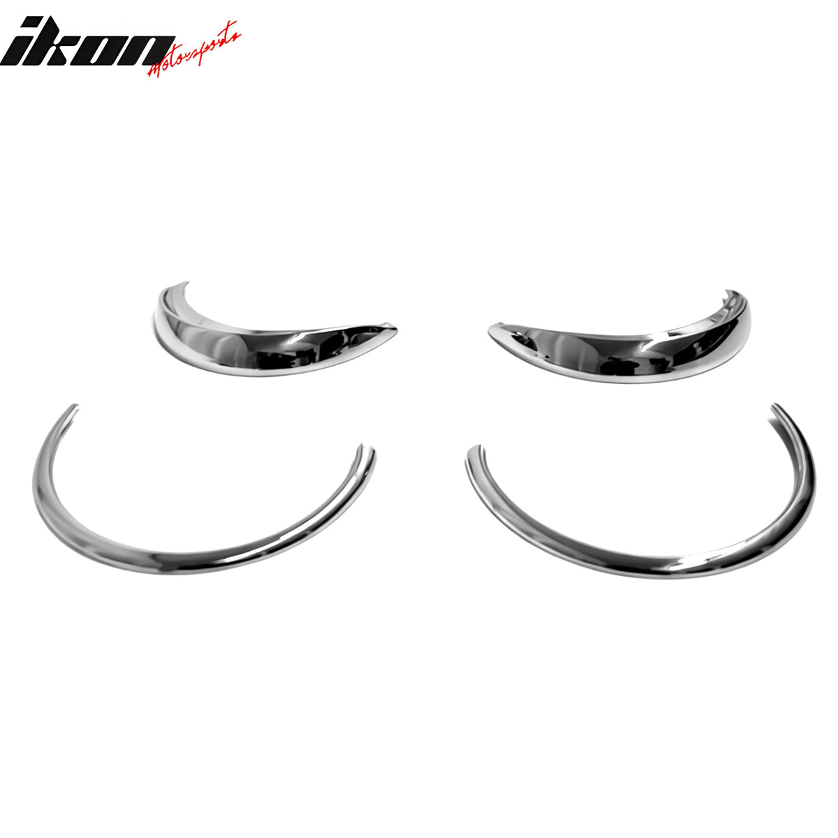 Fits 06-10 Volkswagen Beetle Chrome Tail Light Bezels Frame Covers ABS 4PCS Set