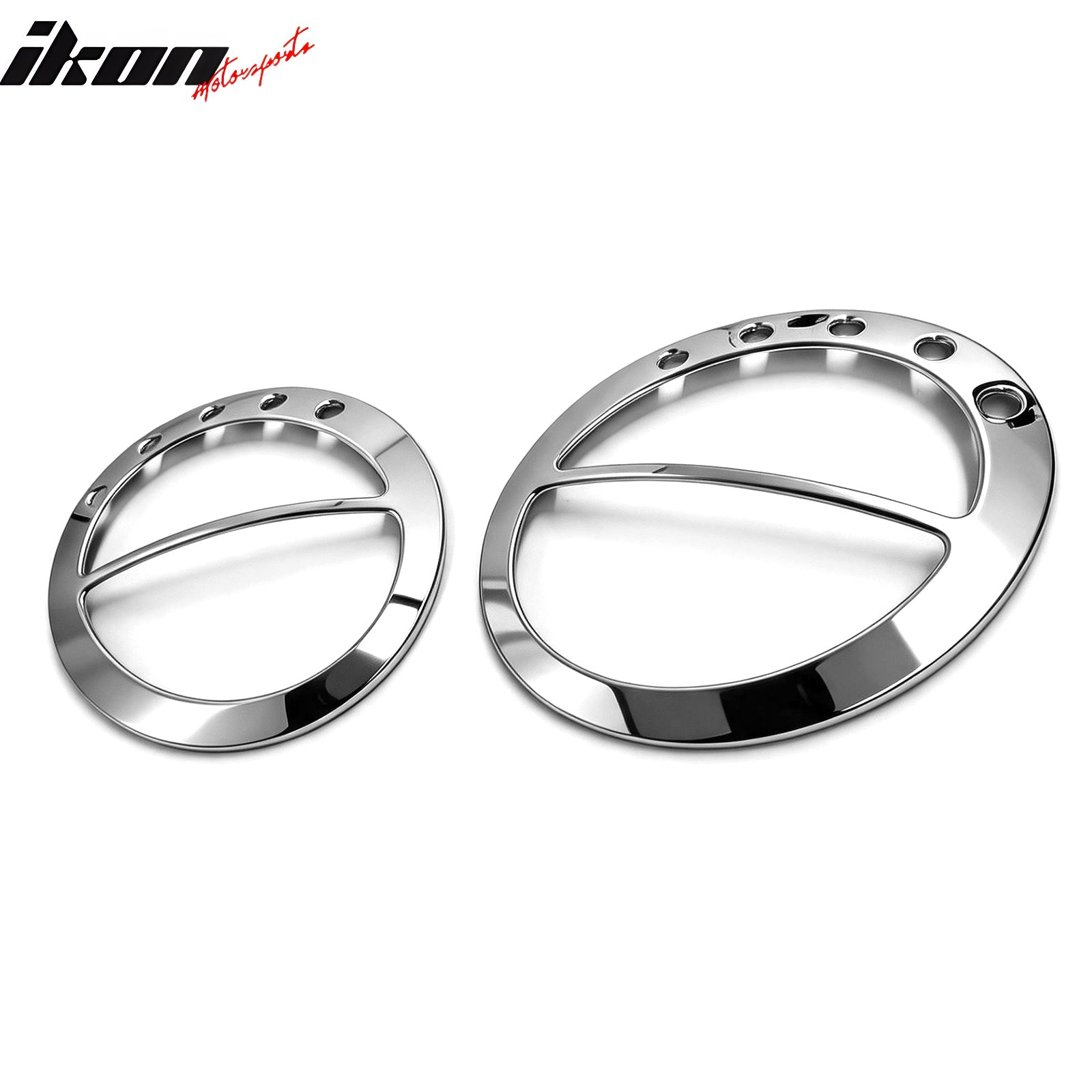 Fits 98-05 Volkswagen Beetle Chrome Tail Light Bezels Cover Frame ABS 2PCS Set