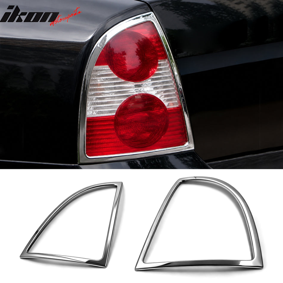 2001-2005 Volkswagen Passat Sedan Chrome Tail Light Bezels Trim ABS 4PCS Set