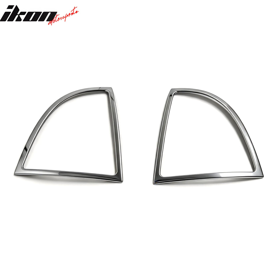 Fit 2001-2005 Volkswagen Passat Sedan Tail Light Bezels Chrome ABS 4PCS