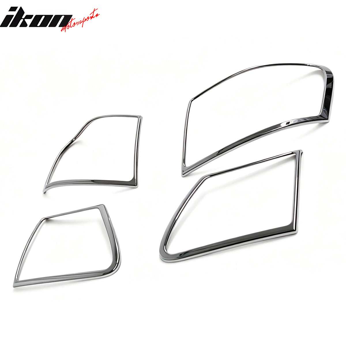 Fits 06-11 Lexus GS-Series Chrome Rear Tail Light Bezels Trims ABS 4PCS Set