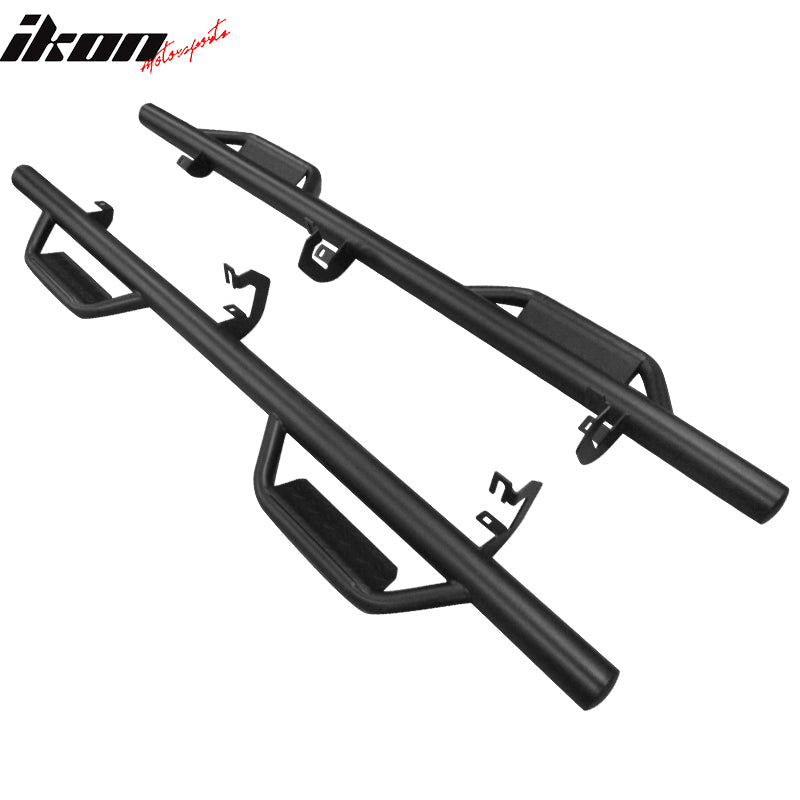 Fits 07-18 Chevy Silverado&GMC Sierra Extended/Double Cab Running Board Nerf Bar
