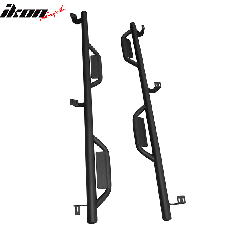Fits 05-22 Toyota Tacoma Double/Crew Cab 2PCS Running Boards Side Step Bars Hoop