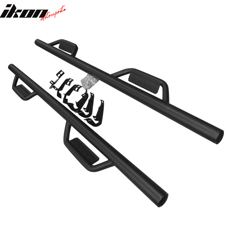 Fits 2009-2014 Ford F-150 Super Crew Cab 2PCS Running Boards Side Step Nerf Bars