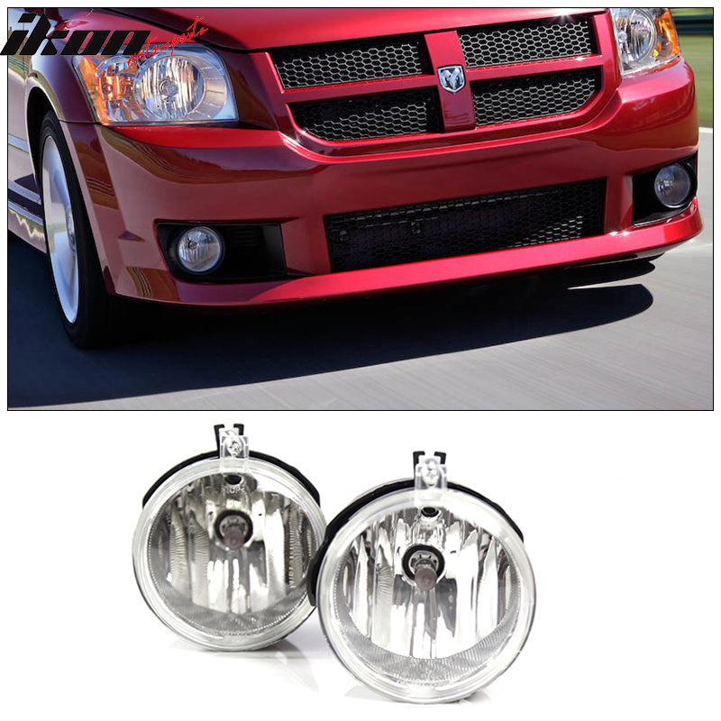 2005-2010 Dodge Challenger Grand Caravan Avenger Clear Fog Light Lamp