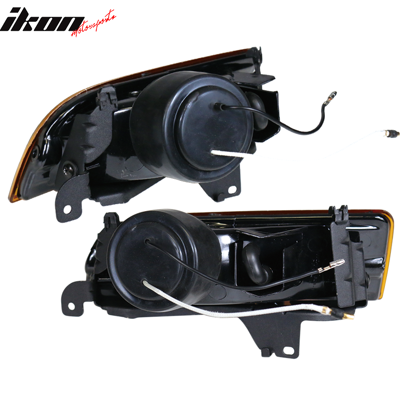 Fits 97-01 Honda Prelude JDM Yellow Lens Aluminum Housing Fog Lights Lamps Pair