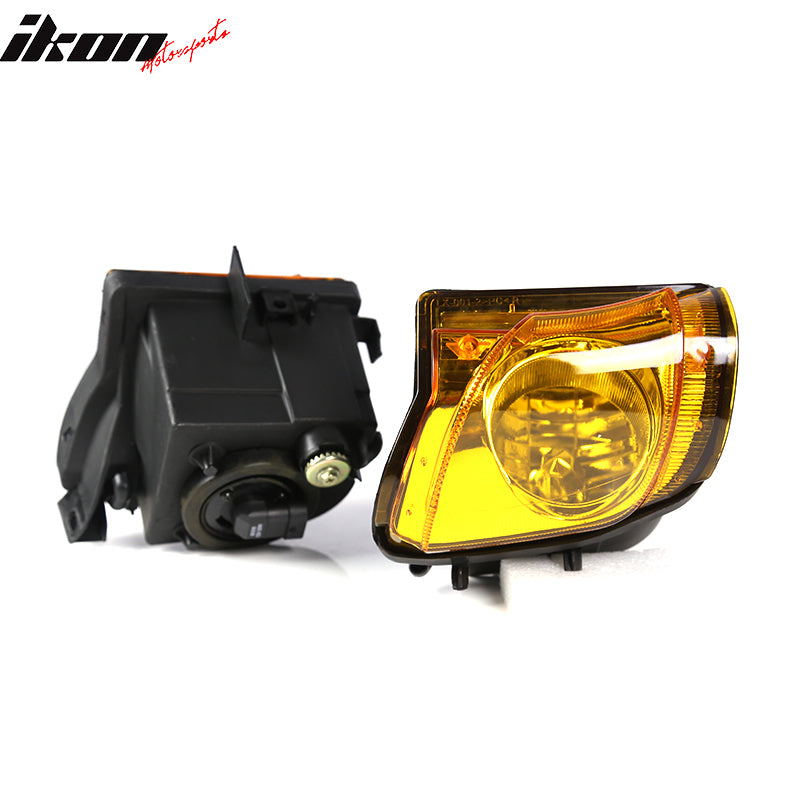 Fog Lights Compatible With 2006-2010 Lexus IS250 IS350, Front Bumper Yellow Fog Lamps Left Right by IKON MOTORSPORTS