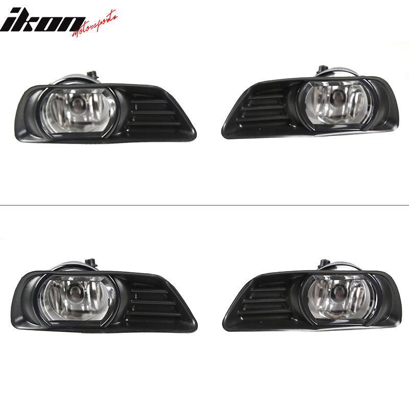 Fog Lights Compatible With 2007-2009 Toyota Camry, Front Bumper