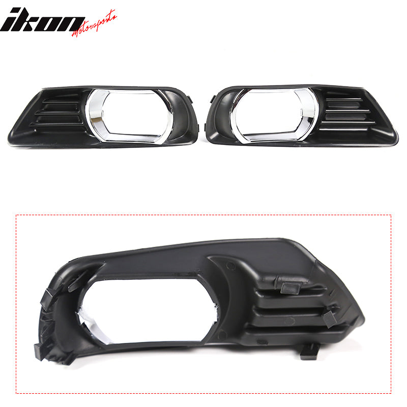 2007-2009 Toyota Camry Front Bumper CFog Lights Clear W/Chrome Bezel