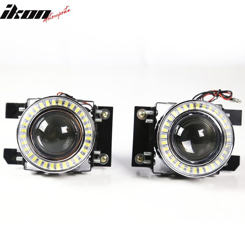 Fits 13-16 FR-S Projector Fog Lights Angel Eyes Foglamp Bezels