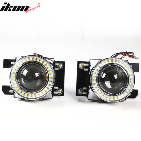 Clearance Sale Fits 13-16 FR-S Projector Fog Lights Angel Eyes Foglamp Bezels