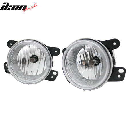 Fits 05-10 Chrysler 300 Touring 06-10 PT Cruiser Front Fog Lights Clear Lens 2PC