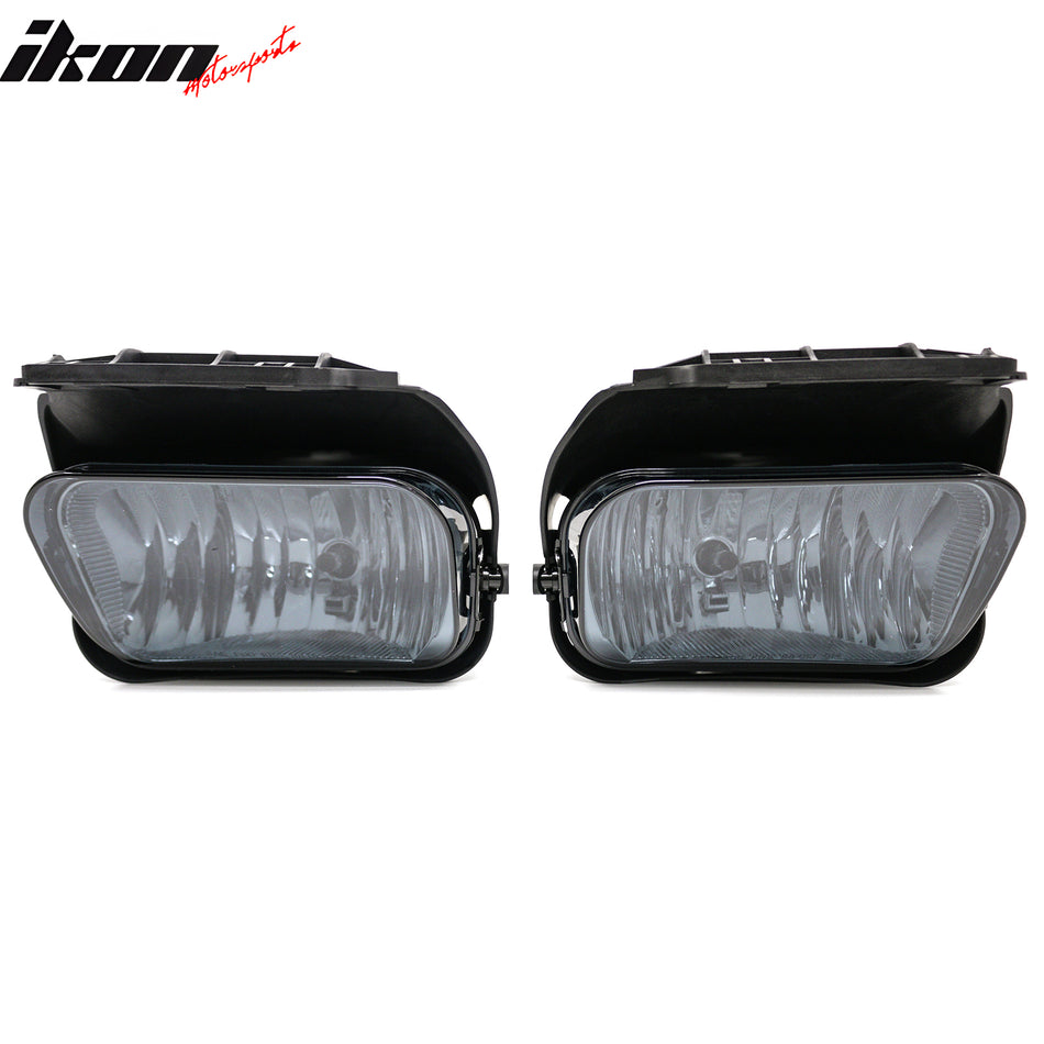 2002-2007 Chevy Silverado 1500 2500 3500 Fog Lights Lamp Assembly Clear Lens
