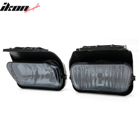 Fits 02-07 Chevy Silverado 1500 2500 3500 Fog Lights Lamp Assembly Clear Lens