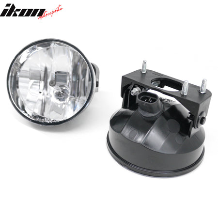 Fits 02-09 GMC Envoy Front Bumper Driving Fog Lights Lamp Replacement Clear Lens