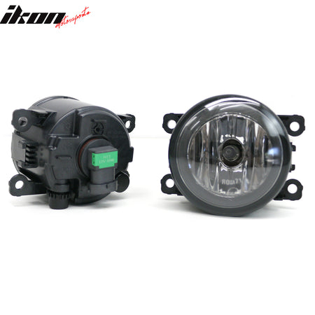 Fits 11-15 Ford Explorer Front Bumper Fog Lights Lamps W/Cover Clear Lens