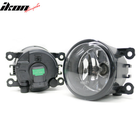 Fits 11-15 Ford Explorer Front Bumper Fog Lights Lamps W/Cover Clear Lens