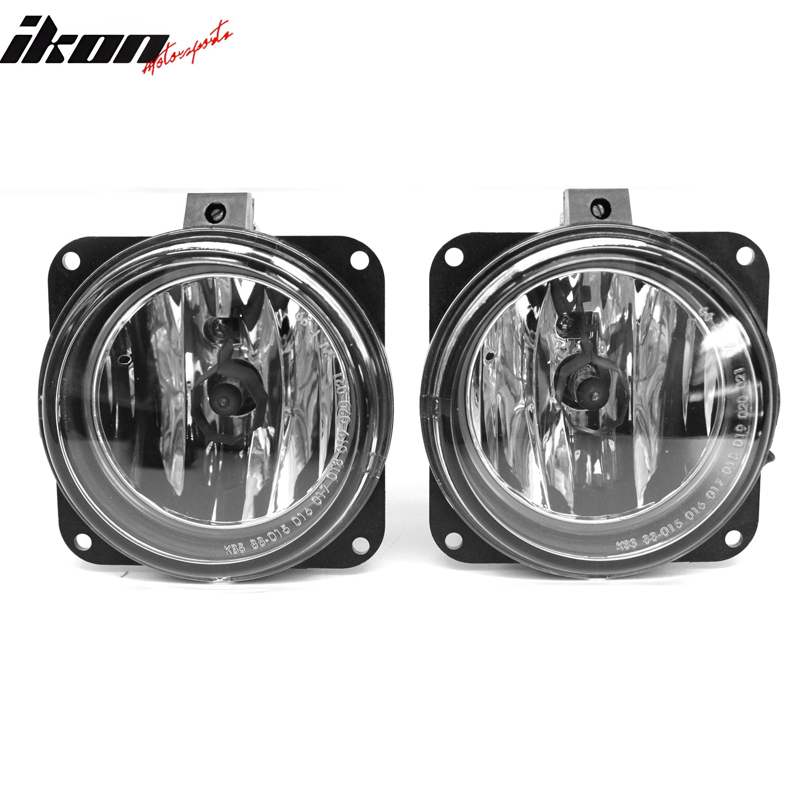 Fit 2002 Lincoln LS Fog Lights Black Housing Clear Lens H10 Bulb Type